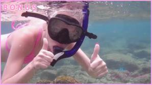 You take Kate to the top of the island, and the bottom of the ocean.